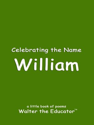 cover image of Celebrating the Name William